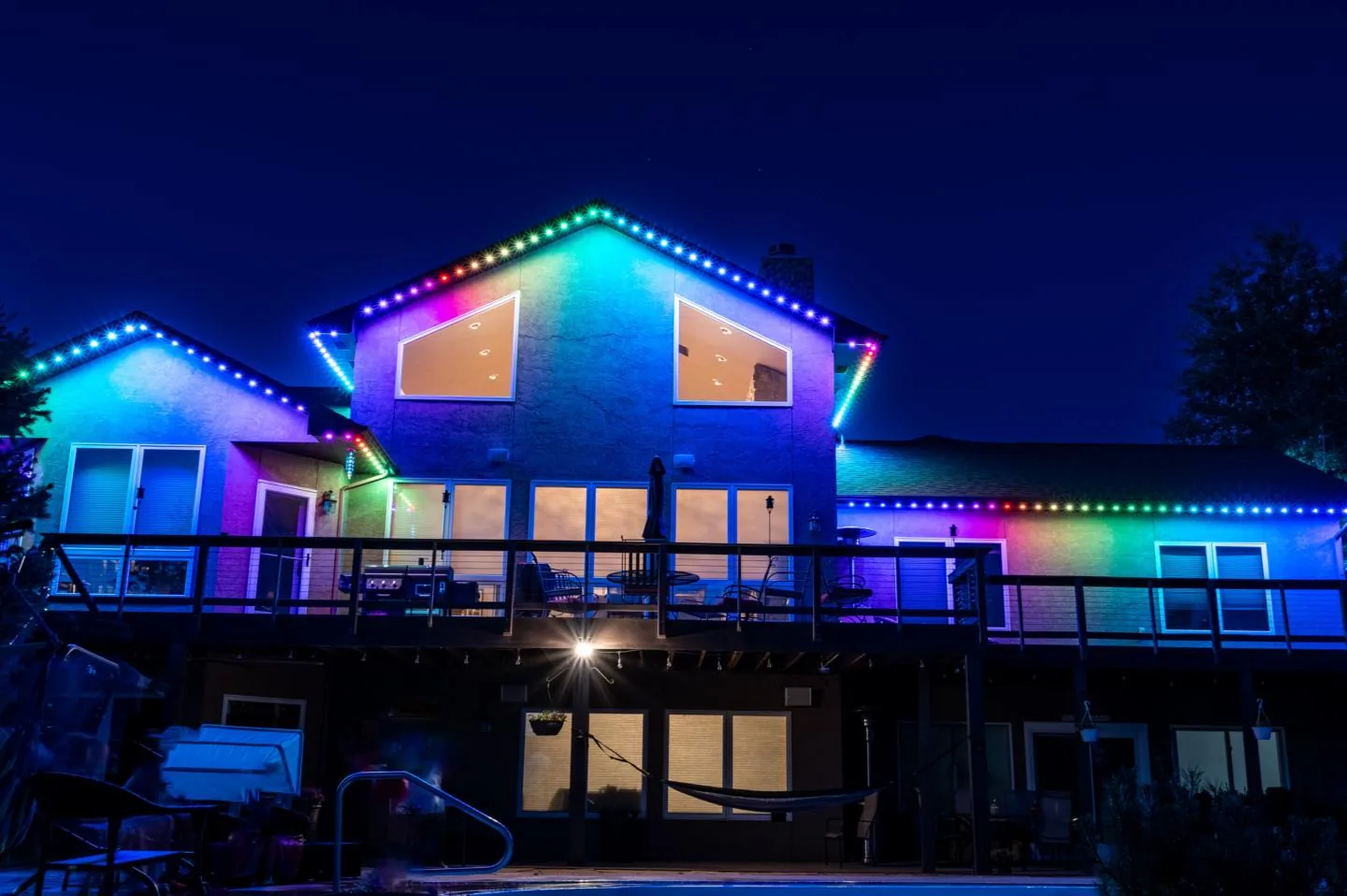 Permanent outdoor lighting installed on a Twin Cities home — project 4